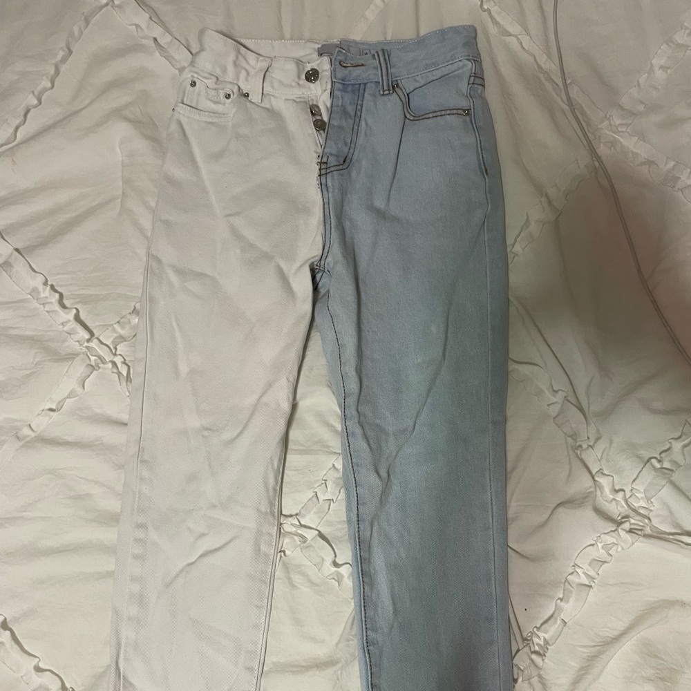 Adika two tone jeans size small